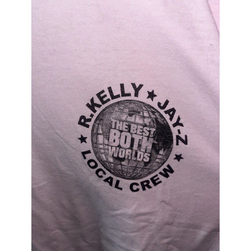 Vintage 2004 R. Kelly & Jay Z  Shirt Men XL Best of‎ Both Worlds Local Crew RARE